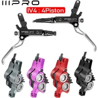 AliExpress IIIPRO IV4 Bicycle Hydraulic Brakes Set 4 Piston Bike Hydraulic Disc Brake Set 160mm Road MTB Oil Pressure Brake Disc
