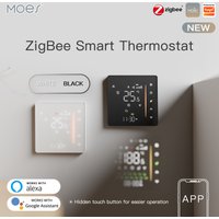 MOES Zigbee Thermostat régulateur de température ambiante de l'eau/chauffage électrique au sol chaudière à gaz humidité Tuya fonctionne avec Alex 5A16A