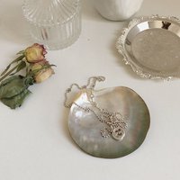 Retro Natural Black Butterfly Shell Tray Pearl Jewelry Jewelry Storage Photography Props Home Decoration