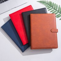 Multifunctional A4 Business Folder Conference Folder Portfolio with Clipboard Card Slots for School Office Contract File Folders