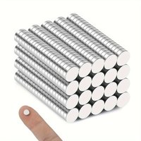 ESHANGSuper Leistungsstarkes Scheibenmagnet-Set – 6 x 2 mm für Kühlschrank, Heimwerker, Gebäude, Wissenschaft, Basteln und Bildungszwecke, starke Magn