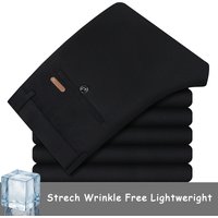 Mens Golf Pants with 4 Pockets Stretch Lightweight Quick Dry Breathable Slacks Casual Work Dress Pants for Men
