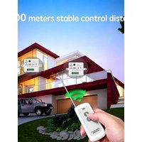 KEBIDU Wireless Remote Control Switch 433Mhz 110V 220V 1CH RF Control Relay Receiver with 1000m Transmitters for Home Led Lamp