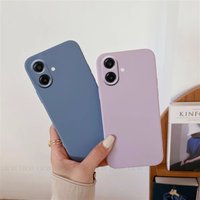 For Samsung A07 Case Cover For Samsung Galaxy A07 Capas Original Liquid Silicone Phone Bumper Back TPU Soft Fundas Samsung A07