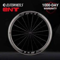 AliExpress ELITEWHEELS 700c Road Bike Carbon Wheelset ENT UD Matte Bicycle Wheels Tubeless Ready UCI Quality Carbon Fiber Rims For Cycling