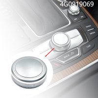 ESIRSUN MMI Control Knob Rotary Menu Navigation Cover Chrome Fit for Audi A6 S6 C7 A7 RS6 RS7 2014 2015 2016 2017 , 4G0919069