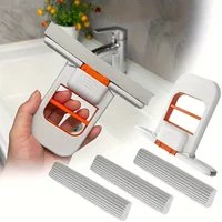 1 pcs Self-Squeezing Desktop Mops Handheld Sponge Mop for Home Bathroom Kitchen Foldable Tabletop Scrubber Mini Cleaning Tools