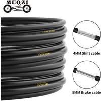 AliExpress NONE Mountain Road Bike Brake Shifter Cable Housing 4mm 5mm 3m Length MUQZI Derailleur Wire
