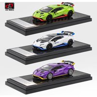 LCD In Stock 1:64 Lamborghini Huracan STO Diecast Diorama Car Model Collection Miniature Toys