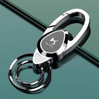 Metal Car Styling Stainless Steel Keychain Keyring For DS SPIRIT DS3 DS4 DS4S DS5 5LS DS6 DS7 DS9 WILD RUBI Auto Accessories