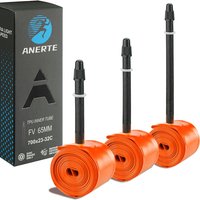 AliExpress Vanork Anerte Tpu 700c×23-32c Bike Inner Tube Lightweight Road Bicycle Tube With 45mm/65mm/85mm Presta Valves Free Bicycle Tire Lever