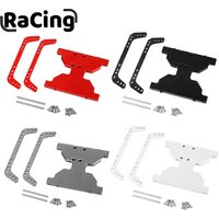 New Aluminum Chassis Skid Plate Metal Transmission Plate For 1/10 RC Crawler Axial Capra 1.9 UTB F9 AXI03004 Upgrade Parts