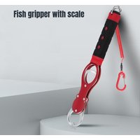 Lloy Fishing Lip Gripper Fish Plier Hand Grip Portable Hook Gripper with Scale Fishing Accessories with A Scale