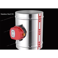 Électrovanne d'amortisseur motorisé en acier inoxydable 201, 220V/12V/24V, 4/5/6/8 pouces, évent de conduit d'air 51/63/76/80/100/125/150/200mm