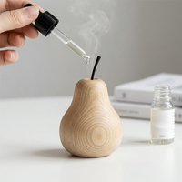 Minimalist Pear Decor Wood Perfume Diffuser Aromatherapy Living Room Scented Ornament Lucky Gift Blessing Christmas Decor living
