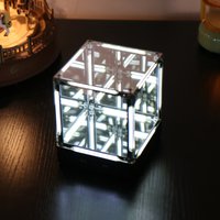 Dormin 4D Space Hypercube Night Light, Creative Atmosphere Lamp, Esports Room Cube Blind Box Figurine, Desk Decorator