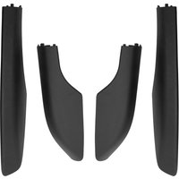 4 stücke Schwarz ABS Dach Rack Bar Schiene Ende Schutz Abdeckung Shell Für Toyota Fortuner AN50 AN60 Hilux SW4 2004-2012 2013 2014 2015