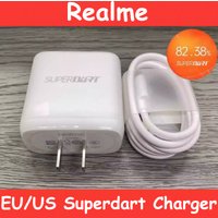 Realme Charger 65W USB SuperDart Charger Fast Super Dart Charger Adapter For Realme 12 Neo7X Narzo 90 80 70 60 Pro X50 V60 V50S