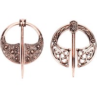 Viking Ireland Bronze Brooch Cloak Pin Medieval Scarves Shawls Lapel Pin Unisex Clothes Decoration Gifts