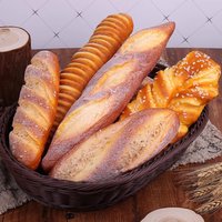 Simulation Food Props Artificial Crafts Soft PU Imitation Cake Bread Model Kitchen Cabinet Cake Store Dining Room Decoration