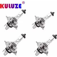 4pcs H4 12V60/55W Halogen Car Light Bulb Halogen 3200K p43t White Fog Halogen Bulb Car Headlight Lamp 12V Car Bulb