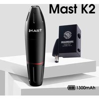 Mast K2 Bezprzewodowa Maszynka do Tatuażu Skok 3.5mm 1300mAh z Baterią Dragonhawk dla Początkujących lub Profesjonalnych Stacjonarzy