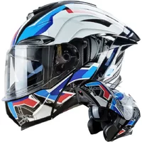 Flip up Motorcycle Helmet Full face Dual lens off-road Racing helmet Men Cascos para moto Motorbike Helmet DOT Approved