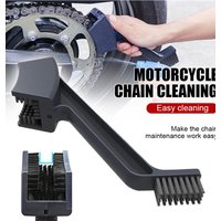 AliExpress NONE New Motorcycle Bike Chain Cleaner Dual Heads Bicycle Cleaning Brush Reusable Gears Tool Durable