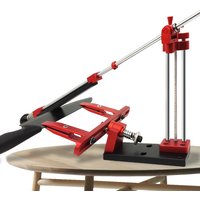 360° Rotation Flip Fixed-Angle Knife Sharpening Kit -Professional Knife Sharpener with Whetstones -Abrasive Holding System Tools