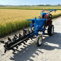 Automatic Side-chain Fertilizer Ditching Machine Wheeled Tracked and Chain-type Ditching Machine