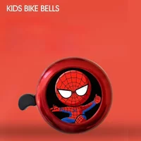 Bandai SpiderMan Bicycle Bell Cute Children MTB Bike Safe Warning Alarm Cycling Handlebar Bell Bicycle Horn Cycling Accessories