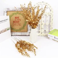 10/20pcs Artificial Plant Eucalyptu Leaves Home Party Table Bonsai Outdoor Garden Wedding Bride Bouquet Hot Selling Decorations