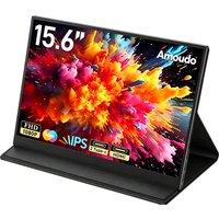 Amoudo 15,6 cala, rozdzielczość 1920*1080P, 60 Hz, przenośny monitor, ekran rozszerzający do laptopa, ekran IPS, monitor do laptopa, przenośny monitor do komputera/PC/telefonu, drugi monitor.