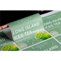 Customized waterproof stickers, product advertisements, product labels, company logos, cosmetics labels, bottle label stickers
