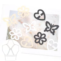 3 Pcs/set Invisible Bra Buckle Shadow-Shaped Underwear Buckle Bra Back Intimates Accessories Clips Strap Holders