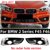 Front Bumper Without Radar Hole Fog Light Frame 51117347231/51117347232 For BMW 2 Series F45 F46 Sport