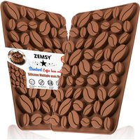1 Silicone Candy Mold Large Coffee Bean Chocolate Mold Thick Non-Stick for Making Chocolate Candy Desserts Gummies Hard Candy