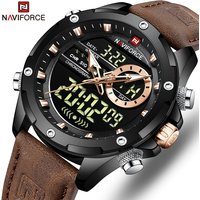 NAVIFORCE Digital Men Military Watch Waterproof Wristwatch LED Quartz Clock Sport Watch Male Big Watches Men Relogios Masculino