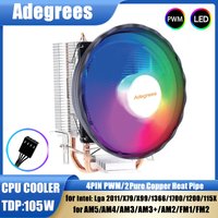 X99 Processor Cooler 2 Heatpipes 120MM 3PIN/4PIN Cooling CPU Air Cooler for Intel LGA 2011 X79 1700 1366 1200 1151 1150 AM5 AM4