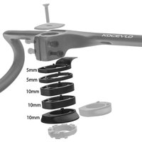 AliExpress kocevlo KOCEVLO X01 Road Integrated Bicycle Handlebar Plastic Washer and Titanium alloy screw upgrade kit Spacers Parts Accessories