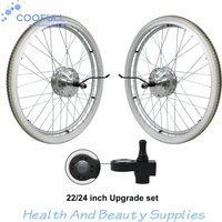 Coofull GreenPedel Factory Price Electric Rollator Wheelchair Power Assist Attachments 24v 250w Wheelchair Kits
