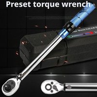 10-60Nm Torque Wrench 3/8 Inch Drive High Precision Bicycle Automotive Adjustable Torque Wrench Professional Repair Tool Fo Y2R6