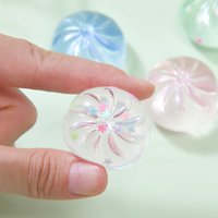 Giant Glitter Dumpling Toy Cute Mega Rainbow Dumplings Stress Anxiety Relief Fidget Toys for Kids Slow-rebound Decompression Toy