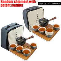 Flowers Exquisite Shape 360 Rotation Tea Maker and Infuser Porcelain Chinese Gongfu Tea Set Ceramic Tea Cup for Puer