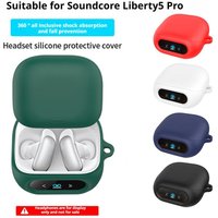 Silicone Case for Soundcore Liberty 5 Pro Protective Charging Cover Soft Skin for Earbuds Charging Case