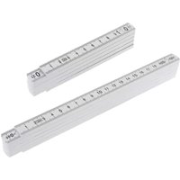 Lightweight Wooden Folding Ruler 1M Extended Measuring Rule Slider 2M Dual Sided Folding Carpenter's Ruler Woodworking