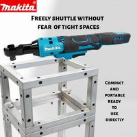 Makita 18V 10/13/15mm Brushless Ratchet Wrench Cordless Driver Multifunction Variable Speed Power Wrench Power Tools
