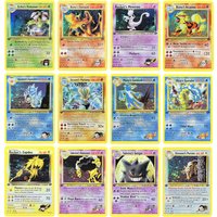 PTCG Proxy Cards Gym Challenge Rocket’s Mewtwo Blaine’s Charizard Erika’s Venusaur Rocket’s Zapdos Giovanni’s Gyarados DIY