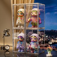 Extra Large Figure Display Case 50cm - Clear Anti-Dust Storage Box for Collectibles & Toy Models (Premium Acrylic)