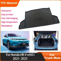 Trunk Mat For Honda HR-V e:NS1 e:Ny1 Ens1 Eny1 Enp1 e:NP1 2021 2022 2023 Auto Accessories Waterproof Anti-slip Protecion Cushion